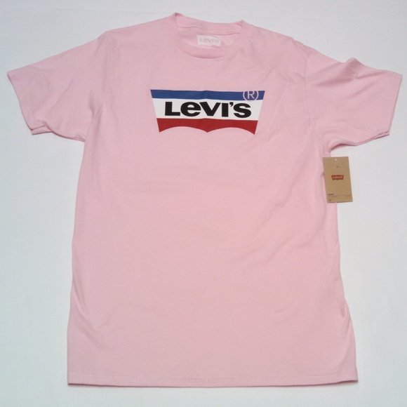 pink levis tshirt